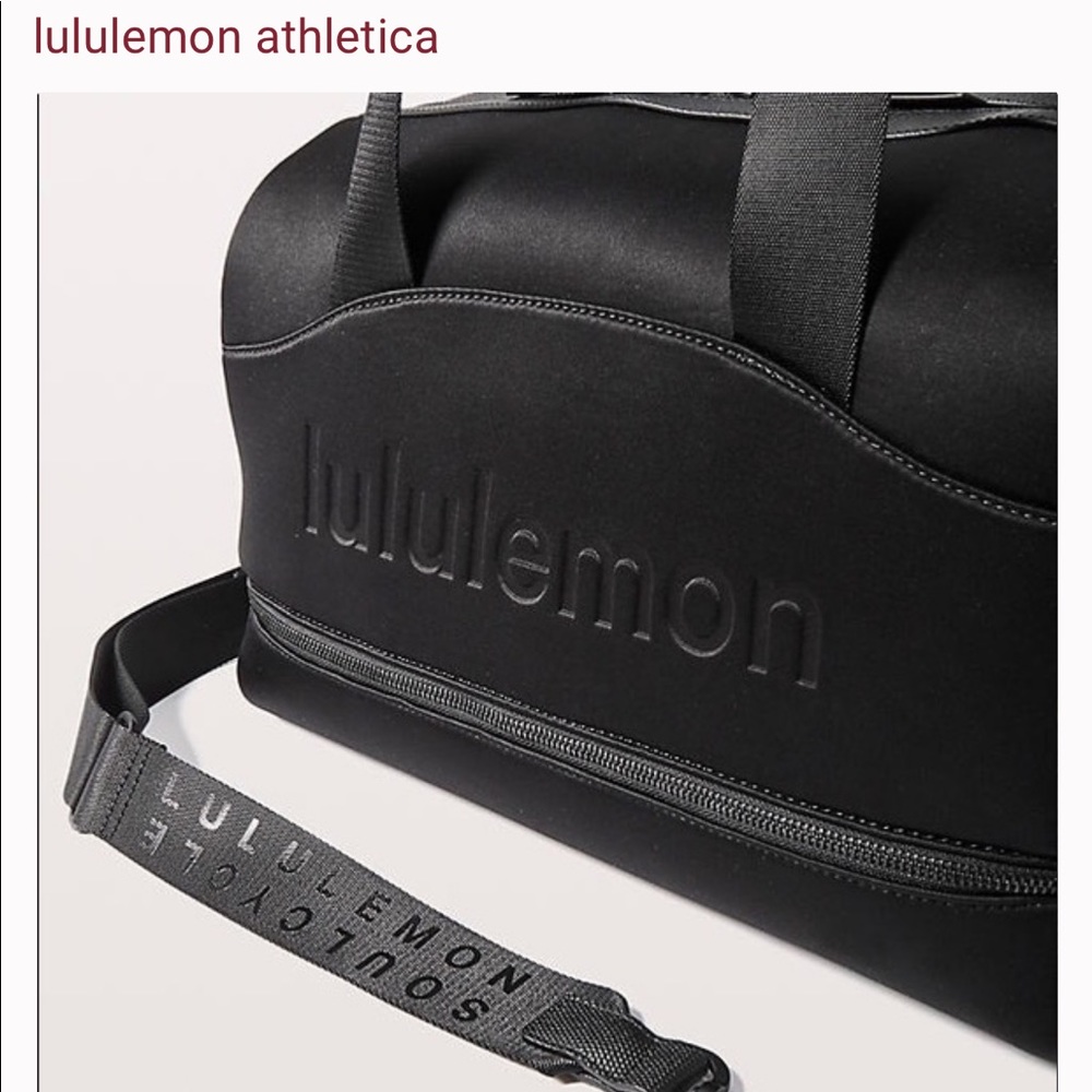 To the beat lululemon large gym bag
